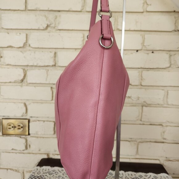 Like New Coach Madison Isabelle Pink Leather Shoulder Bag Purse - Picture 7 of 17